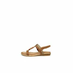 Lunar Tan Brown Alana Beaded Sandals -Lunar Shop unnamed file 829