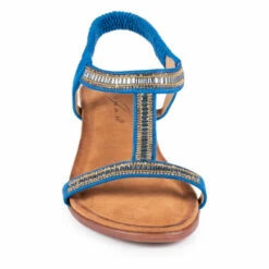Lunar Blue Tabitha Wedged T-Bar Sandals 8 Lunar Blue Tabitha Wedged T-Bar Sandals -Lunar Shop unnamed file 838