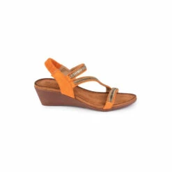 Alternative view of Lunar Sofia Cross-Strap Sandals