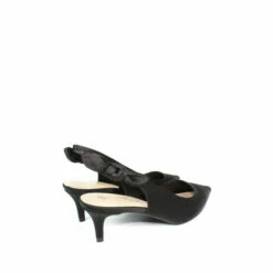 Lunar Black Indie Slingback Kitten Heel Shoes -Lunar Shop unnamed file 847