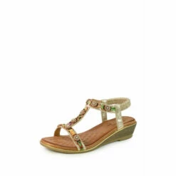 Lunar Bali Gold T-Bar Wedges -Lunar Shop unnamed file 858