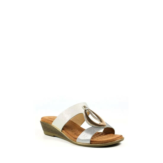 Lunar Silver Pennita Sandals 6 Lunar Silver Pennita Sandals - Image 4