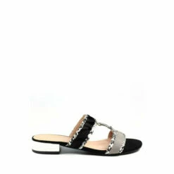 Lunar Black Fleur Sandals -Lunar Shop unnamed file 899