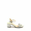 Lunar Silver Trixabel Peep Toe Slingback Sandals -Lunar Shop unnamed file 900