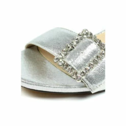 Lunar Silver Trixabel Peep Toe Slingback Sandals -Lunar Shop unnamed file 905