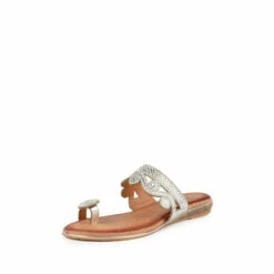 Lunar Lynn Silver Toe Loop Sandals -Lunar Shop unnamed file 909