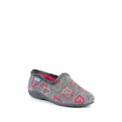 Lunar Grey Jolly Heart Full Slippers -Lunar Shop unnamed file 926