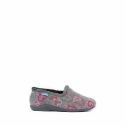Lunar Grey Jolly Heart Full Slippers -Lunar Shop unnamed file 929