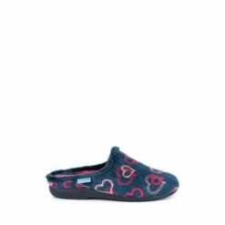 Lunar Blue Heart Mule Slippers -Lunar Shop unnamed file 964